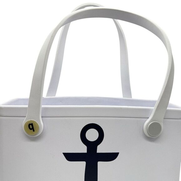 Bogg Bag Baby White No Holes Sailor Anchor Boat Hook...